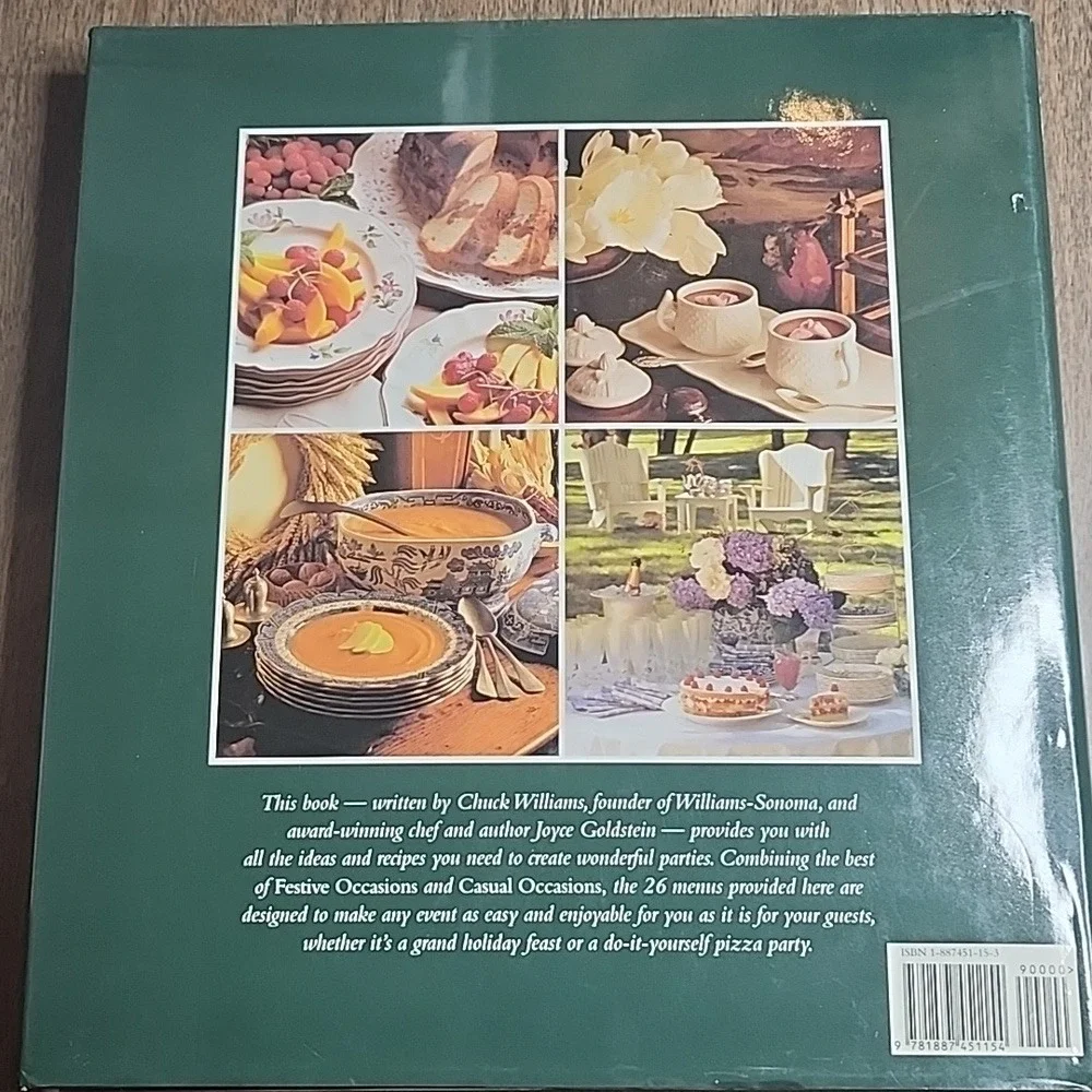 Complete Entertaining Cookbook by‎ Chuck Williams, Hardcover